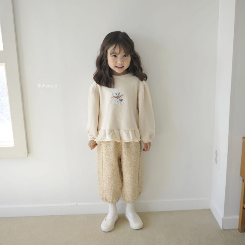 BUTTERCUP - Korean Children Fashion - #Kfashion4kids - Shabet Frill Sweatshirt - 9