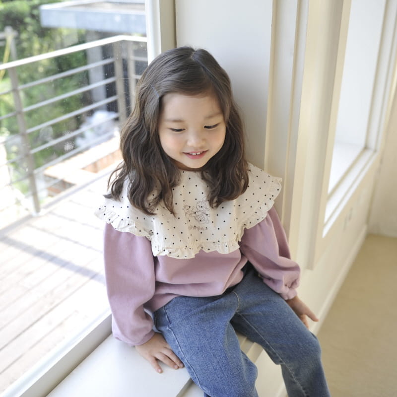 BUTTERCUP - Korean Children Fashion - #Kfashion4kids - Dot Cape Sweatshirt