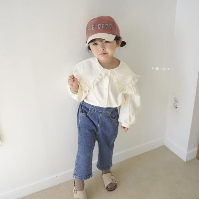BUTTERCUP - Korean Children Fashion - #Kfashion4kids - Big Cape Blouse