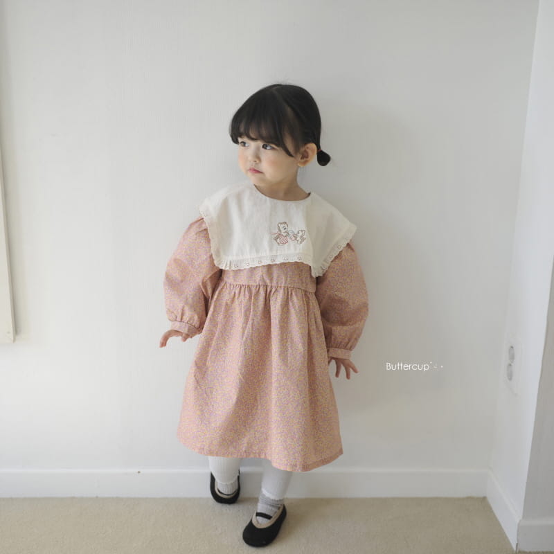 BUTTERCUP - Korean Children Fashion - #Kfashion4kids - Mami Bear Flower One-piece - 10