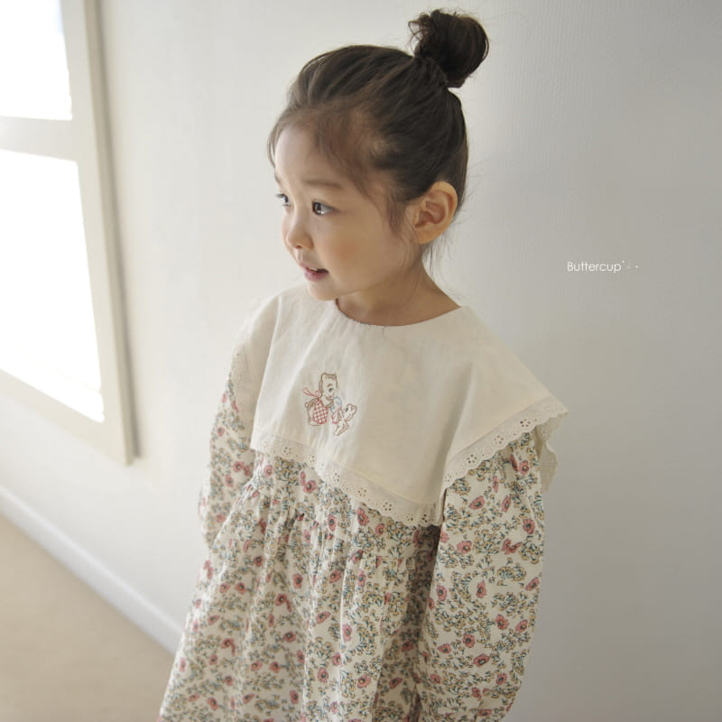 BUTTERCUP - Korean Children Fashion - #Kfashion4kids - Mami Bear Flower One-piece - 8