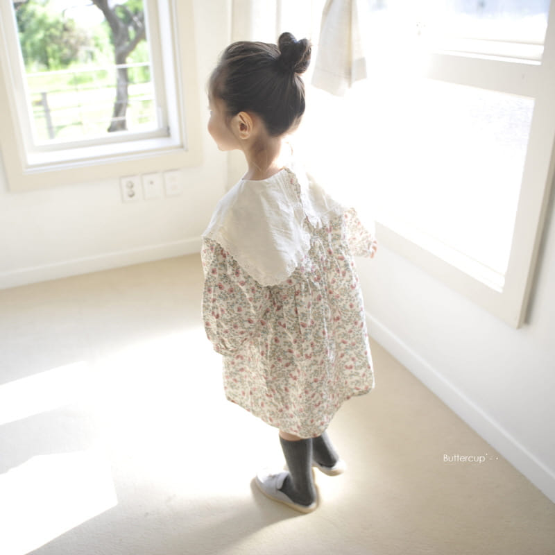 BUTTERCUP - Korean Children Fashion - #Kfashion4kids - Mami Bear Flower One-piece - 9