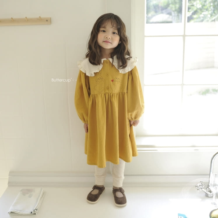 BUTTERCUP - Korean Children Fashion - #Kfashion4kids - Rabbit Friend One-piece
