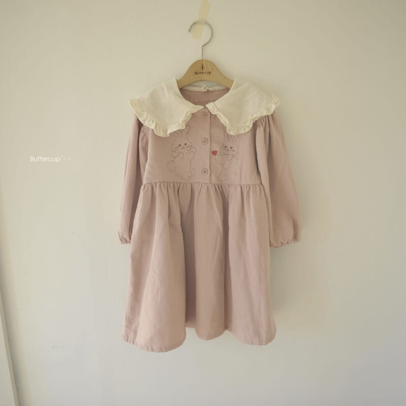BUTTERCUP - Korean Children Fashion - #Kfashion4kids - Rabbit Friend One-piece - 6