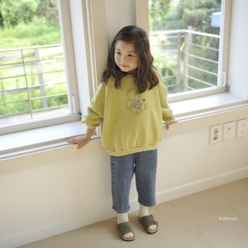 BUTTERCUP - Korean Children Fashion - #Kfashion4kids - Patch Bear Raglan Sweatshirt - 10