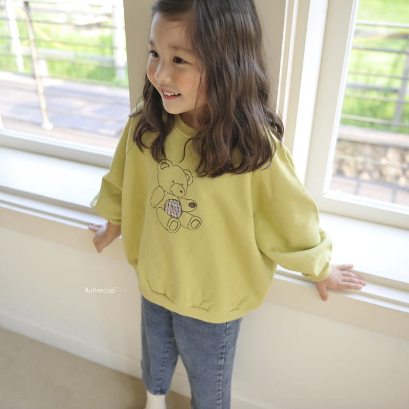 BUTTERCUP - Korean Children Fashion - #Kfashion4kids - Patch Bear Raglan Sweatshirt - 11