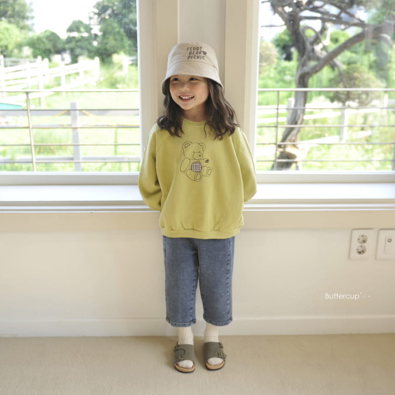 BUTTERCUP - Korean Children Fashion - #Kfashion4kids - Patch Bear Raglan Sweatshirt - 12