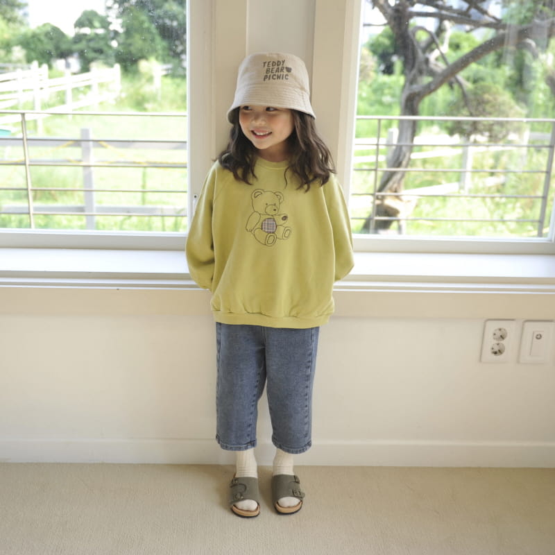 BUTTERCUP - Korean Children Fashion - #Kfashion4kids - Patch Bear Raglan Sweatshirt - 5