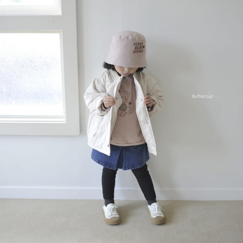 BUTTERCUP - Korean Children Fashion - #Kfashion4kids - Patch Bear Raglan Sweatshirt - 6