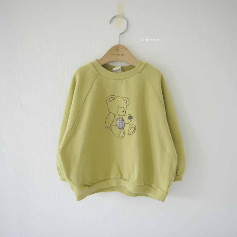 BUTTERCUP - Korean Children Fashion - #Kfashion4kids - Patch Bear Raglan Sweatshirt - 7