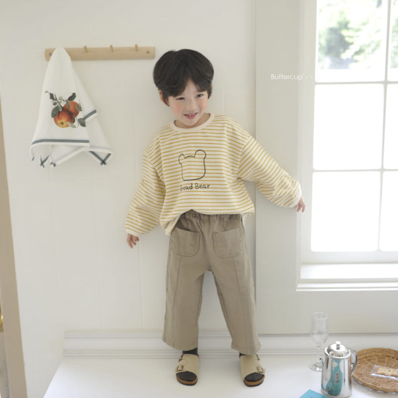 BUTTERCUP - Korean Children Fashion - #Kfashion4kids - Bread Bear Tee - 3