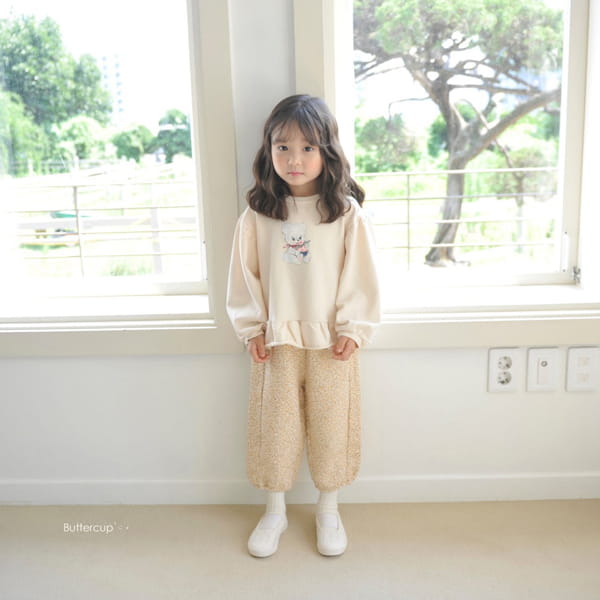 BUTTERCUP - Korean Children Fashion - #Kfashion4kids - Sharbet Bear Frill Pullover - 12