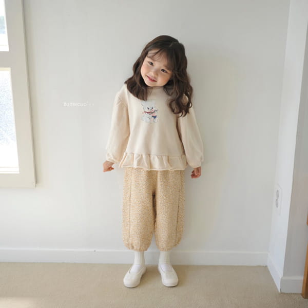 BUTTERCUP - Korean Children Fashion - #Kfashion4kids - Sharbet Bear Frill Pullover - 3