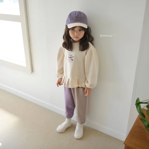 BUTTERCUP - Korean Children Fashion - #Kfashion4kids - Sharbet Bear Frill Pullover - 6