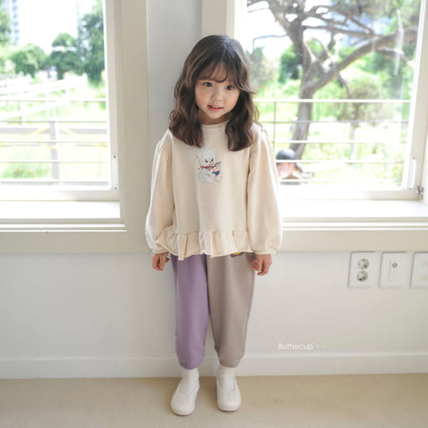 BUTTERCUP - Korean Children Fashion - #Kfashion4kids - Sharbet Bear Frill Pullover - 9