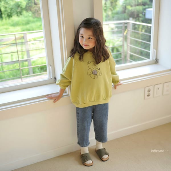 BUTTERCUP - Korean Children Fashion - #Kfashion4kids - Patch Bear Raglan Sweatshirt - 11