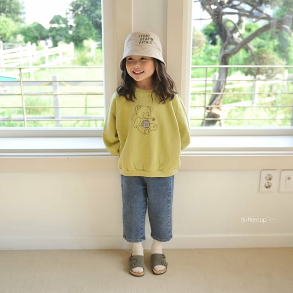 BUTTERCUP - Korean Children Fashion - #Kfashion4kids - Patch Bear Raglan Sweatshirt - 12