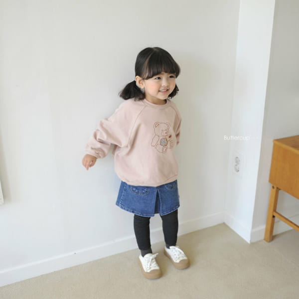 BUTTERCUP - Korean Children Fashion - #Kfashion4kids - Patch Bear Raglan Sweatshirt - 5