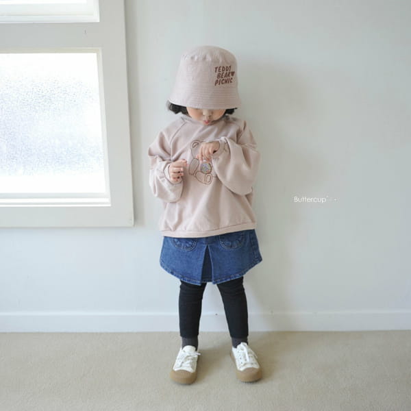 BUTTERCUP - Korean Children Fashion - #Kfashion4kids - Patch Bear Raglan Sweatshirt - 6