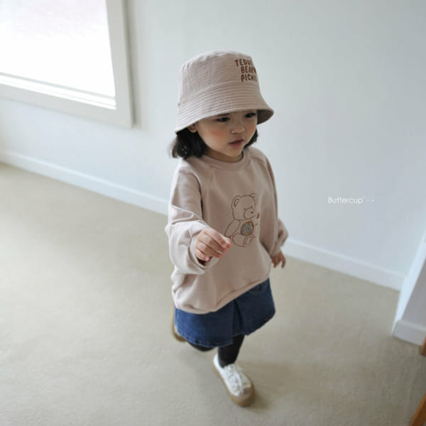 BUTTERCUP - Korean Children Fashion - #Kfashion4kids - Patch Bear Raglan Sweatshirt - 8