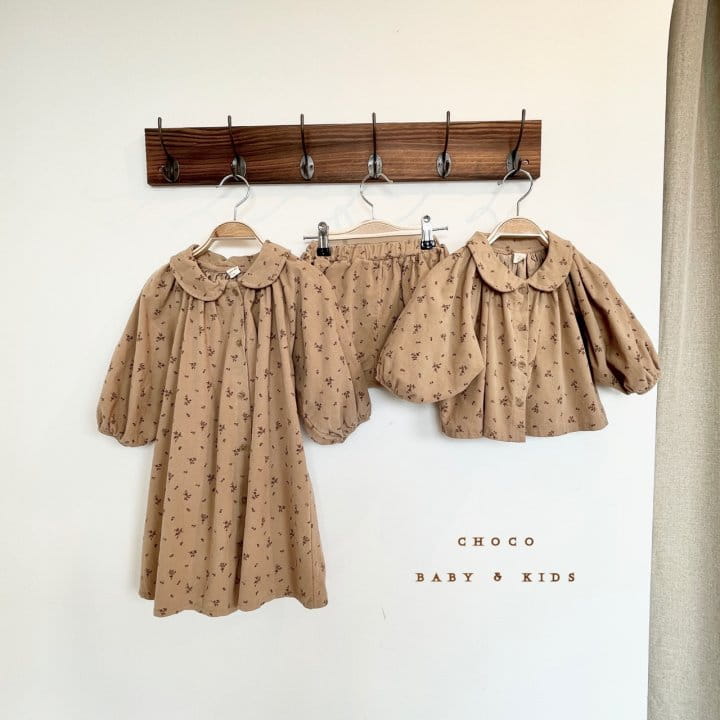 CHOCO-BEBE - Korean Children Fashion - #Kfashion4kids - Milk Corduroy Blouse & Bloomer - 5
