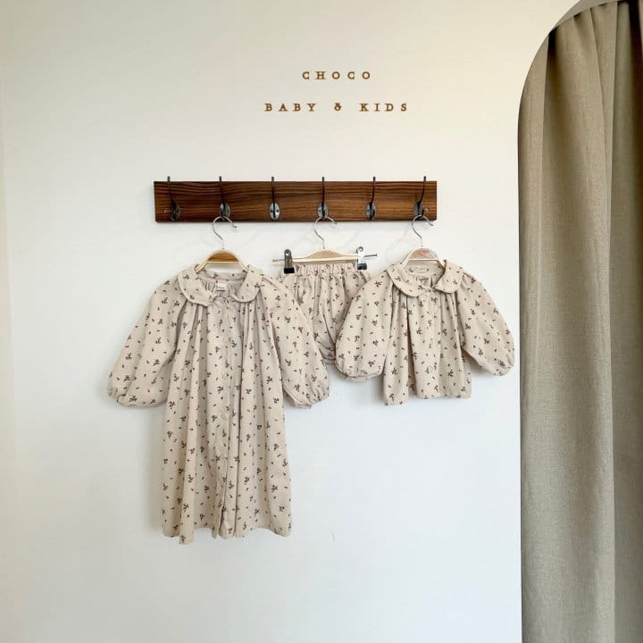 CHOCO-BEBE - Korean Children Fashion - #Kfashion4kids - Milk Corduroy Blouse & Bloomer - 7