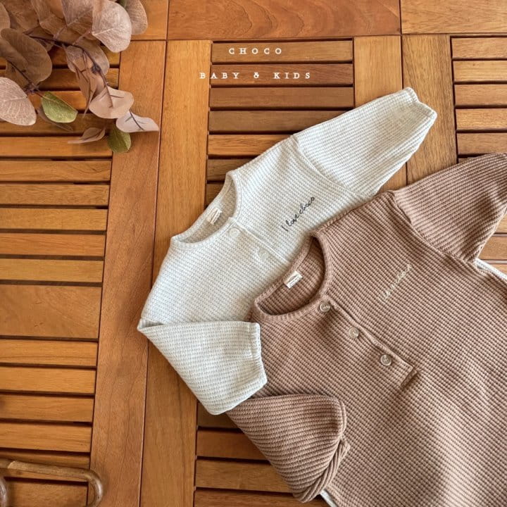 CHOCO-BEBE - Korean Children Fashion - #Kfashion4kids - Choco Waffle Bodysuit - 2