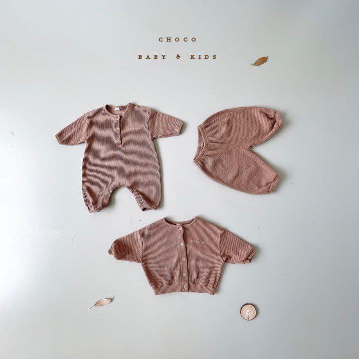 CHOCO-BEBE - Korean Children Fashion - #Kfashion4kids - Choco Waffle Bodysuit - 3