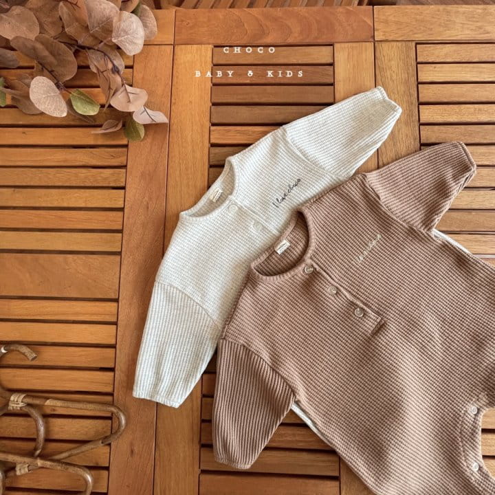 CHOCO-BEBE - Korean Children Fashion - #Kfashion4kids - Choco Waffle Bodysuit - 5