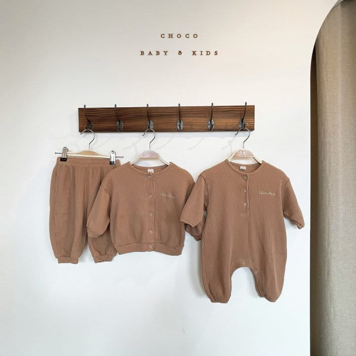 CHOCO-BEBE - Korean Children Fashion - #Kfashion4kids - Choco Waffle Bodysuit - 8