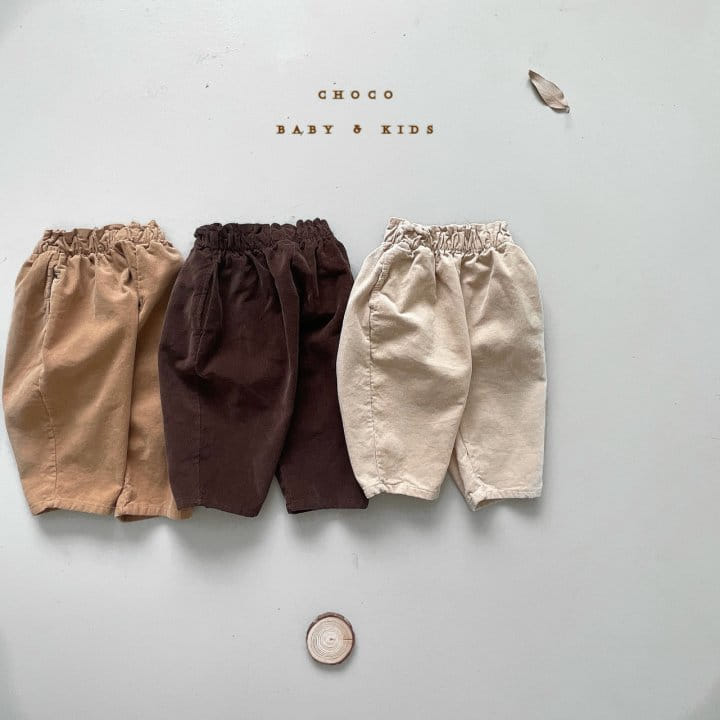 CHOCO-BEBE - Korean Children Fashion - #Kfashion4kids - Corduroy Pocket Pants