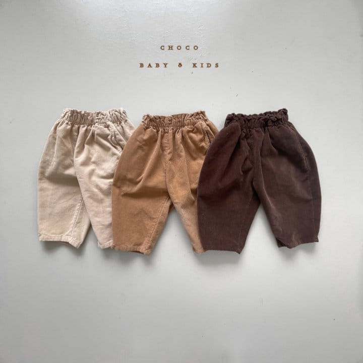 CHOCO-BEBE - Korean Children Fashion - #Kfashion4kids - Corduroy Pocket Pants - 2