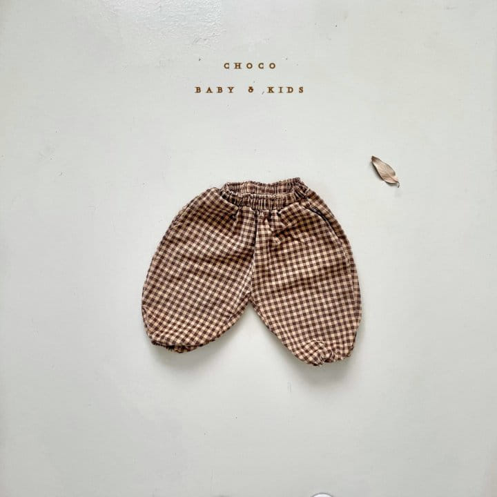 CHOCO-BEBE - Korean Children Fashion - #Kfashion4kids - Corduroy Check Slacks - 2