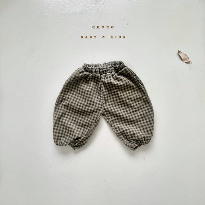 CHOCO-BEBE - Korean Children Fashion - #Kfashion4kids - Corduroy Check Slacks - 4
