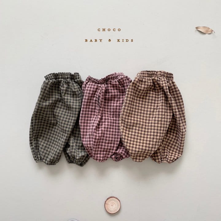 CHOCO-BEBE - Korean Children Fashion - #Kfashion4kids - Corduroy Check Slacks - 5