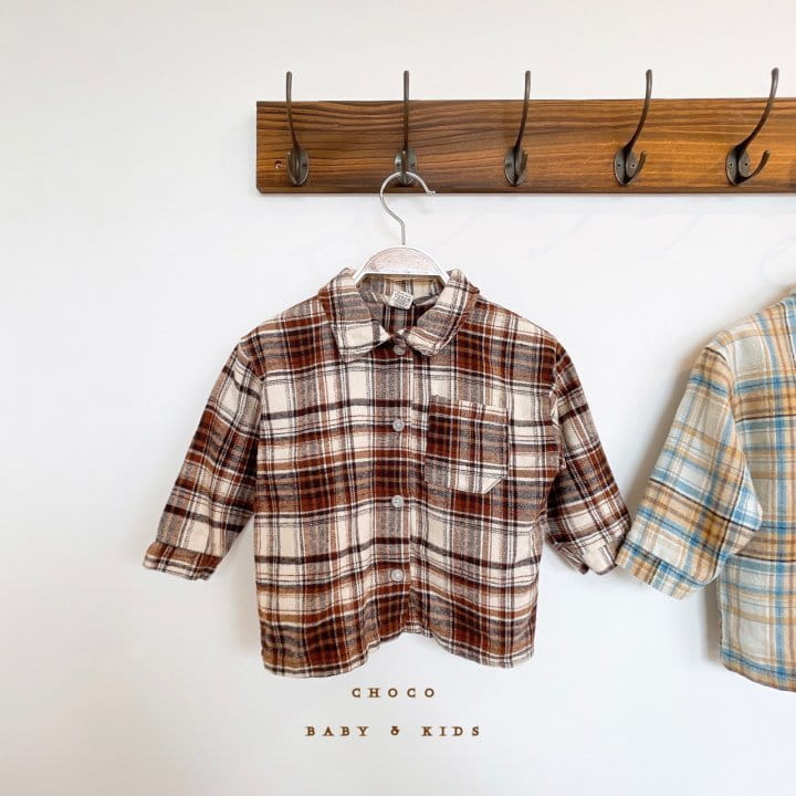 CHOCO-BEBE - Korean Children Fashion - #Kfashion4kids - Check Shirt - 3
