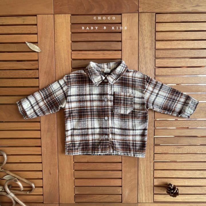 CHOCO-BEBE - Korean Children Fashion - #Kfashion4kids - Check Shirt - 4