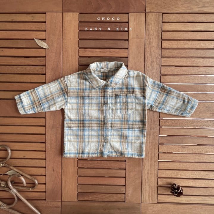 CHOCO-BEBE - Korean Children Fashion - #Kfashion4kids - Check Shirt - 5