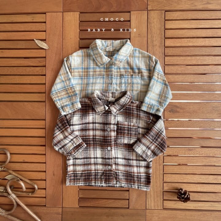 CHOCO-BEBE - Korean Children Fashion - #Kfashion4kids - Check Shirt - 6