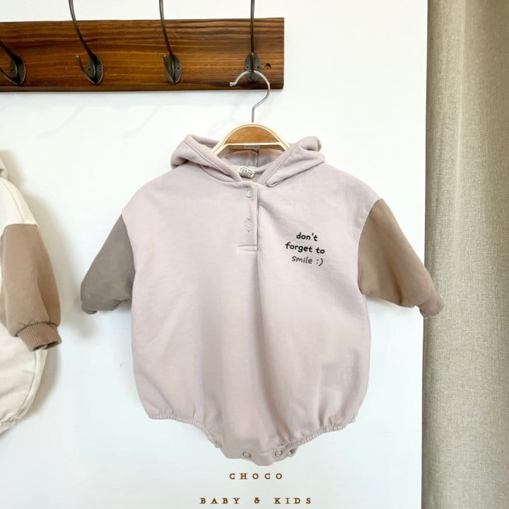 CHOCO-BEBE - Korean Children Fashion - #Kfashion4kids - Hood Colored Bodysuit - 2