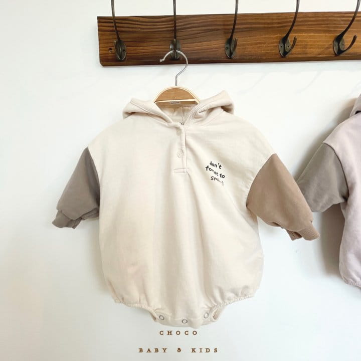CHOCO-BEBE - Korean Children Fashion - #Kfashion4kids - Hood Colored Bodysuit - 3