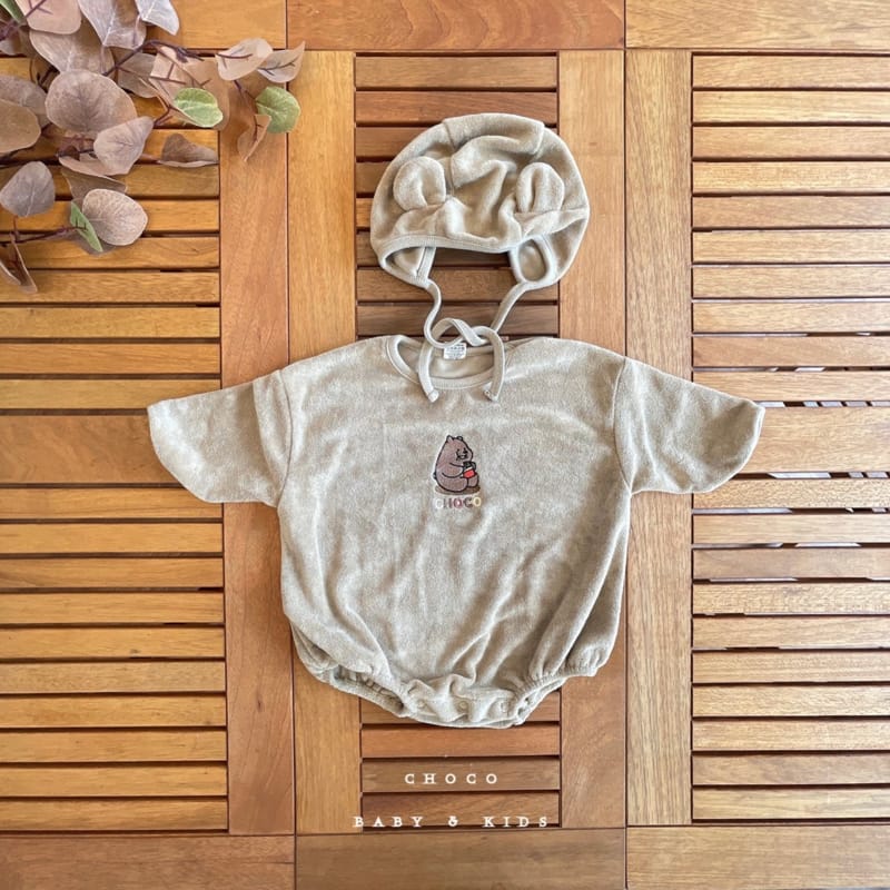 CHOCO-BEBE - Korean Children Fashion - #Kfashion4kids - Towel Bear Bodysuit - 7