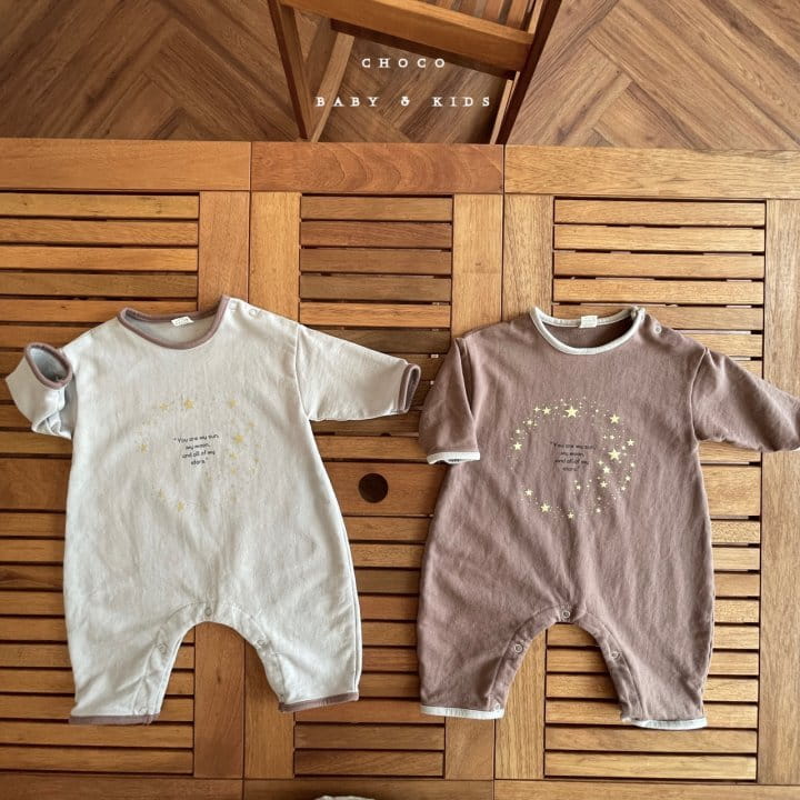 CHOCO-BEBE - Korean Children Fashion - #Kfashion4kids - Star Piping Bodysuit - 2