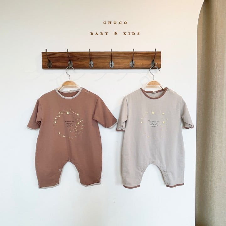 CHOCO-BEBE - Korean Children Fashion - #Kfashion4kids - Star Piping Bodysuit - 3
