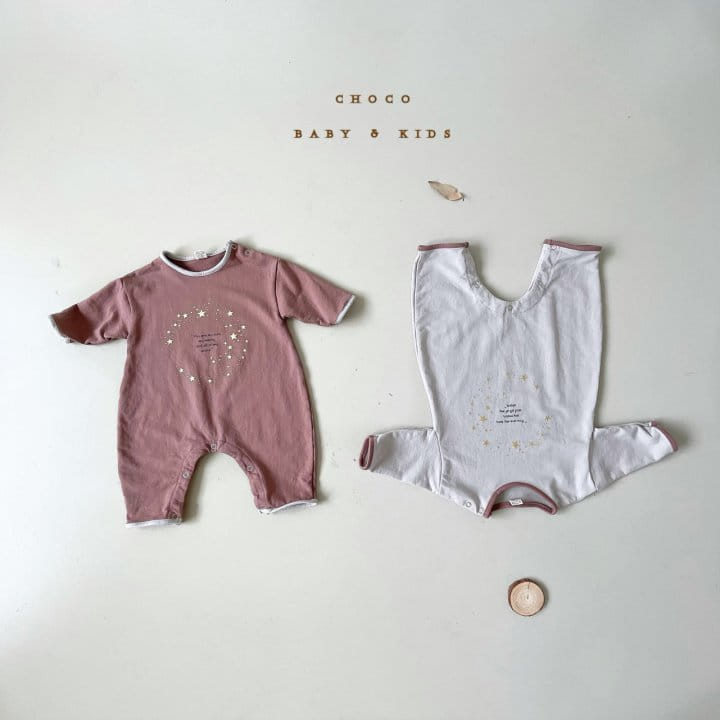 CHOCO-BEBE - Korean Children Fashion - #Kfashion4kids - Star Piping Bodysuit - 8