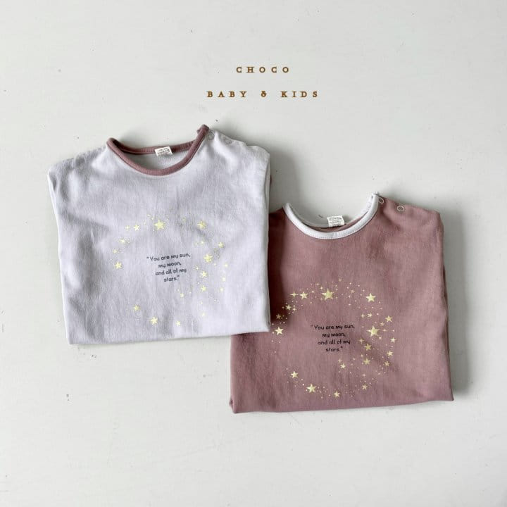 CHOCO-BEBE - Korean Children Fashion - #Kfashion4kids - Star Piping Bodysuit - 9