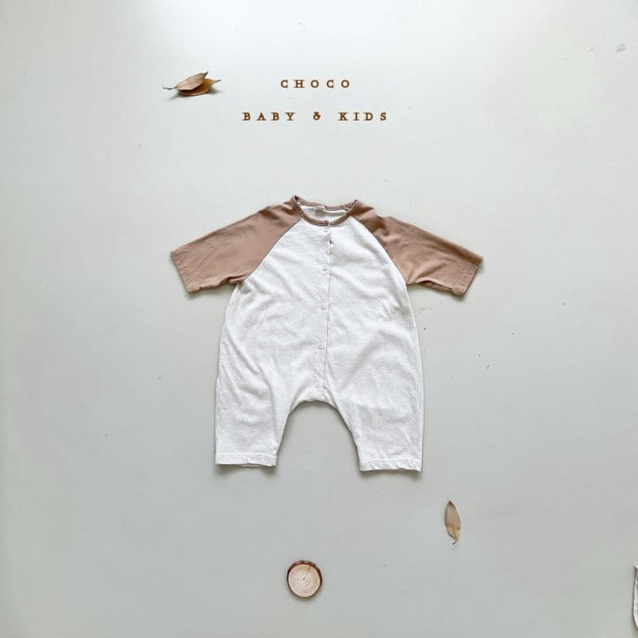 CHOCO-BEBE - Korean Children Fashion - #Kfashion4kids - Raglan Colored Bodysuit - 3
