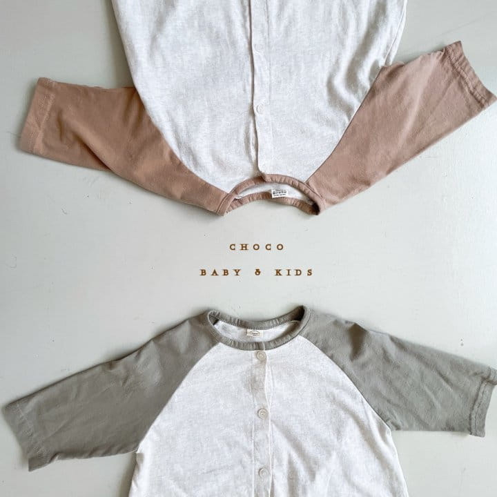 CHOCO-BEBE - Korean Children Fashion - #Kfashion4kids - Raglan Colored Bodysuit - 5