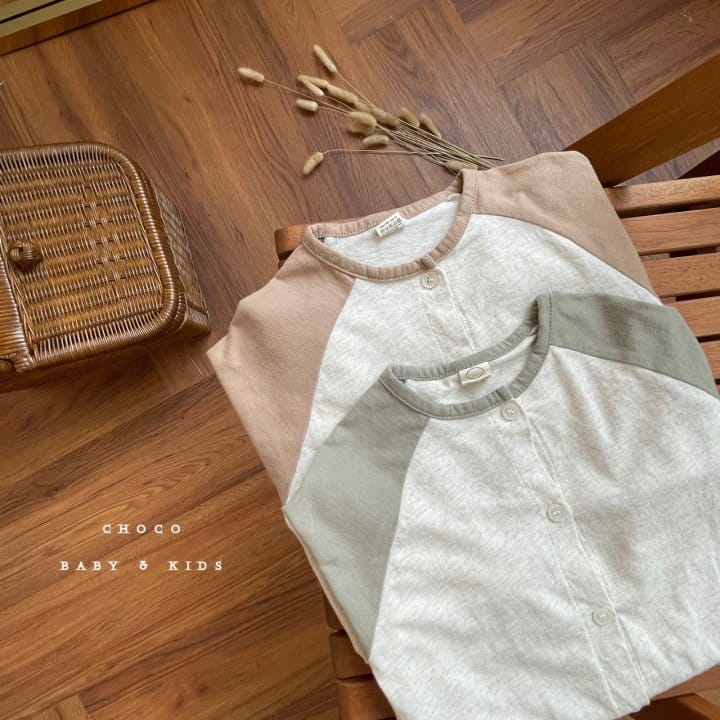 CHOCO-BEBE - Korean Children Fashion - #Kfashion4kids - Raglan Colored Bodysuit - 6