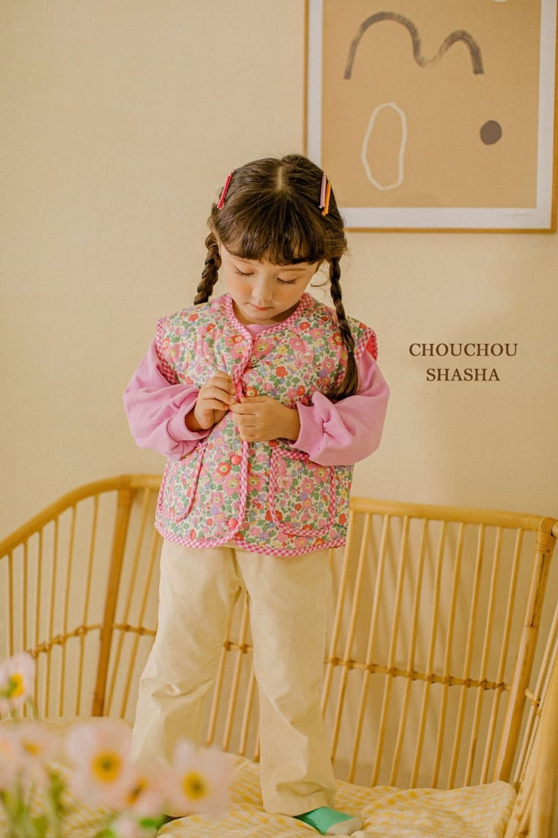 CHOUCHOU SHASHA - Korean Children Fashion - #Kfashion4kids - Lucy Padding Vest - 12